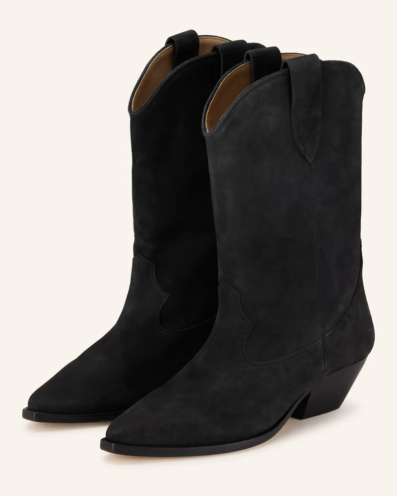 Isabel Marant Cowboy Boots DUERTO Schwarz