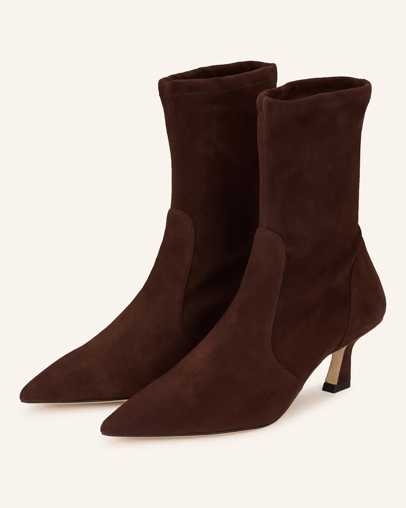 Stuart Weitzman Stiefeletten VINNIE BOOTIE 50 Dunkelbraun