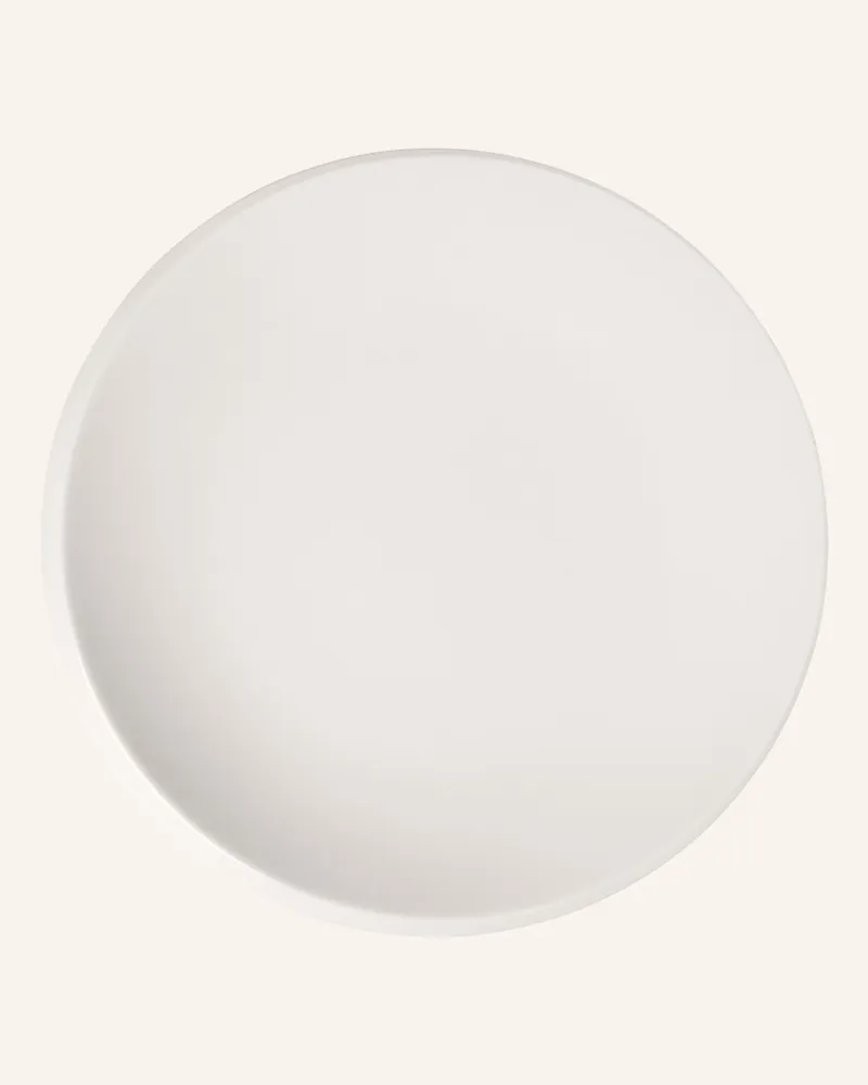 Villeroy & Boch Speiseteller Newmoon weiss Weiss