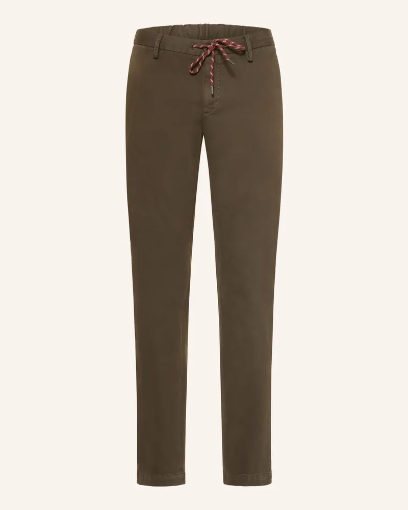 Alberto Chino Jump Slim Fit gruen Oliv