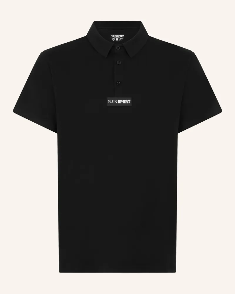 Philipp Plein Plein Sport Pique Polo T-Shirt Scratch schwarz Schwarz