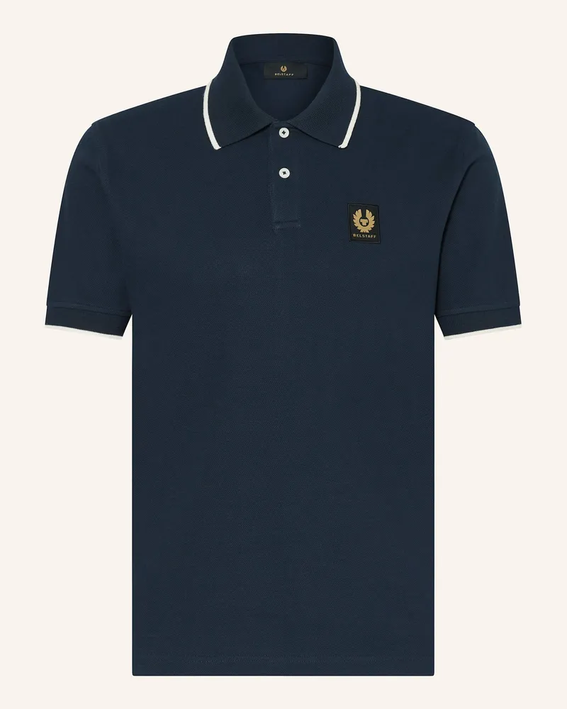 Belstaff Piqué-Poloshirt Dunkelblau