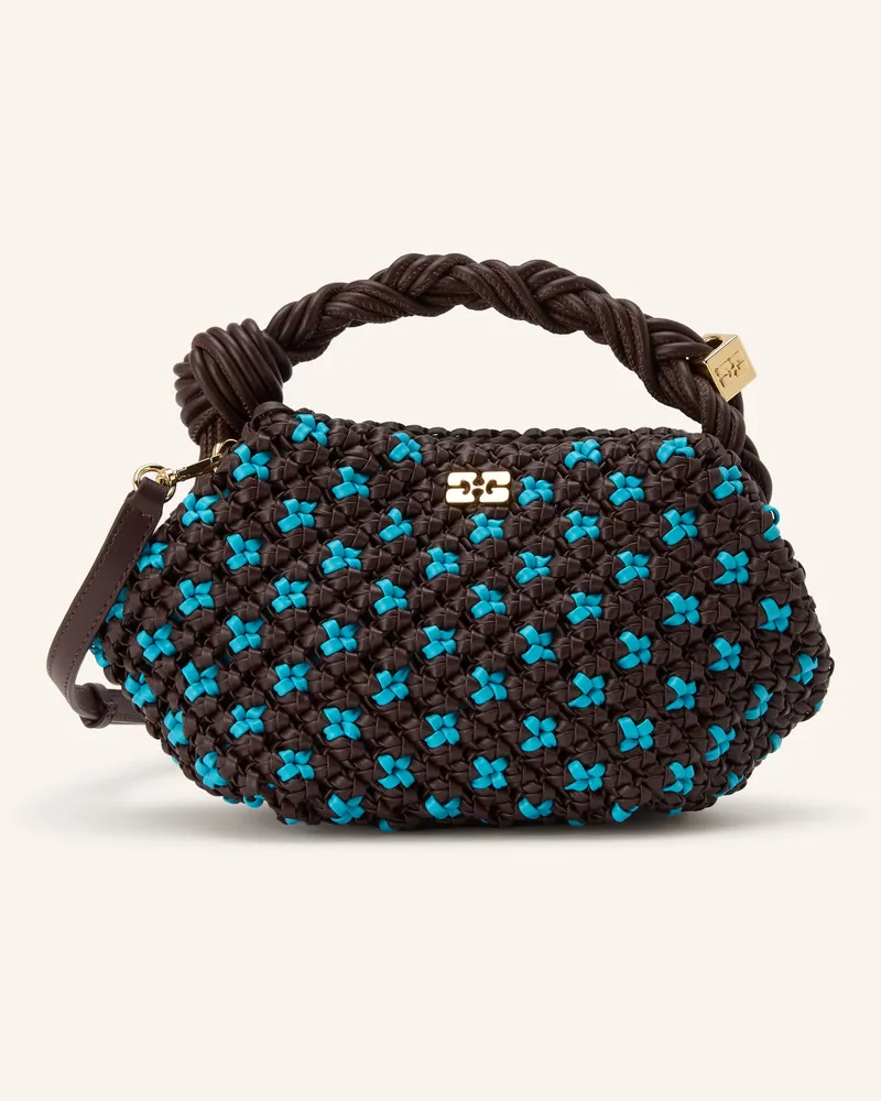 Ganni Handtasche Bou Mini braun Dunkelbraun