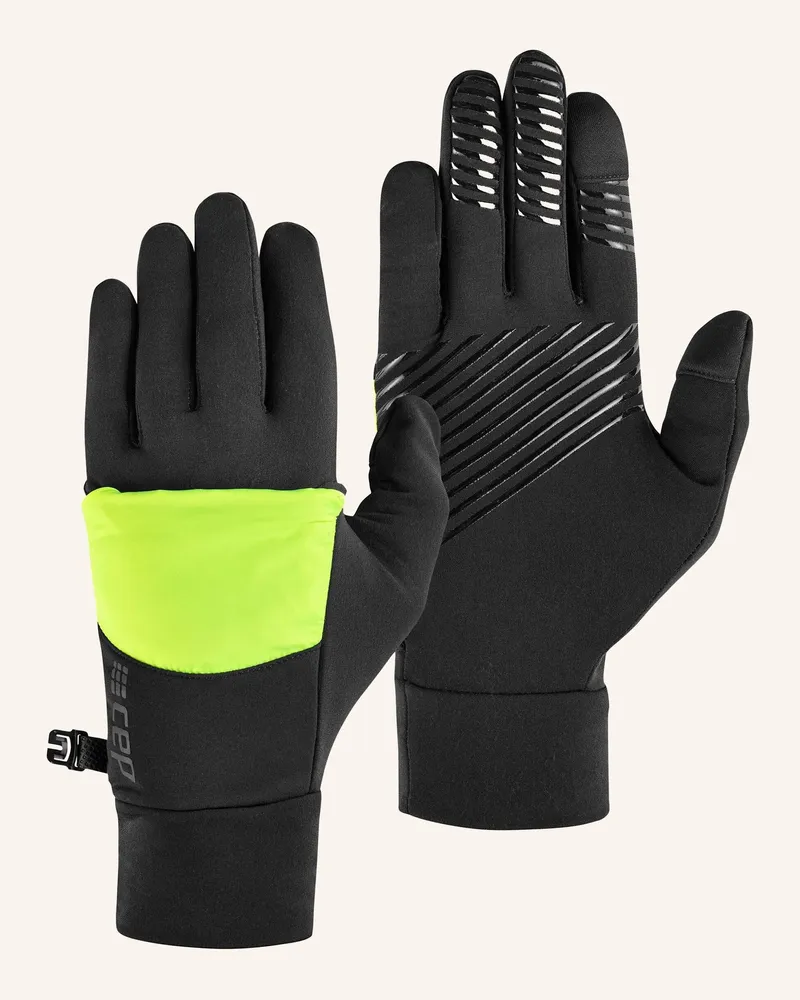 CEP Handschuhe COLD WEATHER 2in1 mit Nässeschutz Neongelb