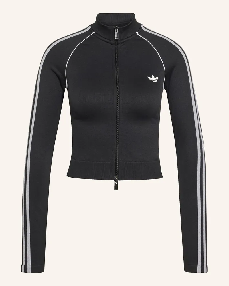 adidas Essentials 3-Streifen Track Top, Nahtlos schwarz Schwarz