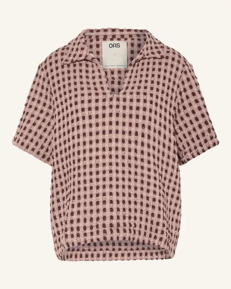 OAS Piqué-Poloshirt FERRATELLE JAFFA Altrosa
