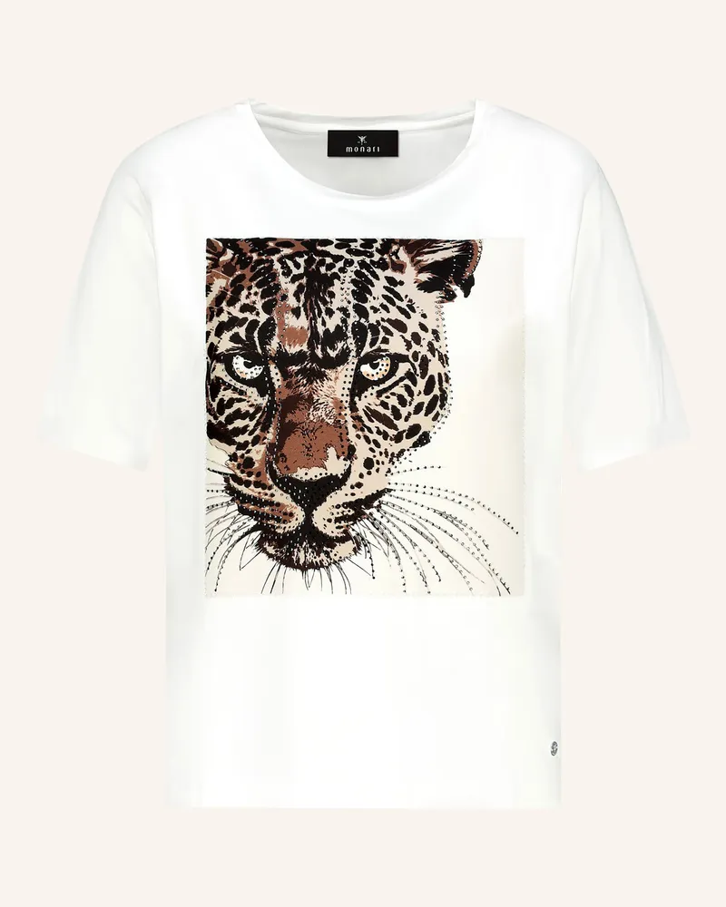 monari T-Shirt Mit Schmucksteinen weiss Weiss