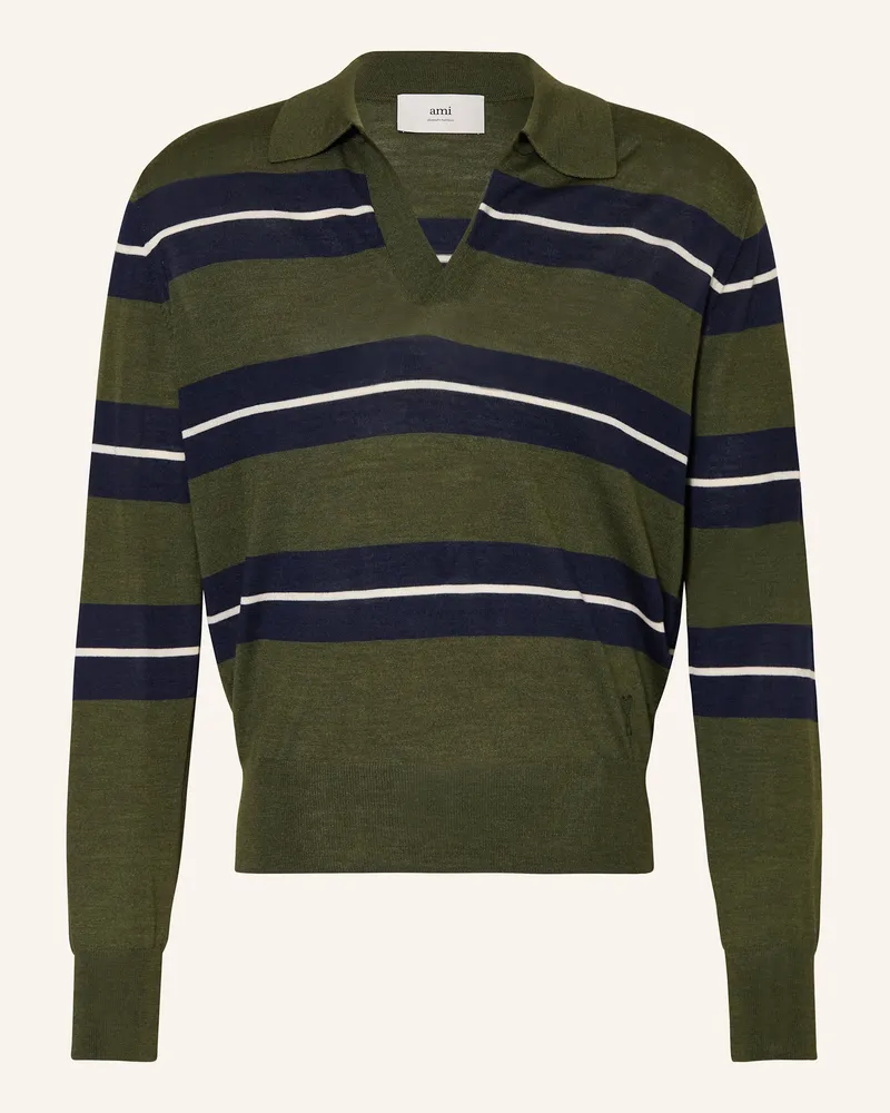 AMI Paris Pullover Dunkelgrün