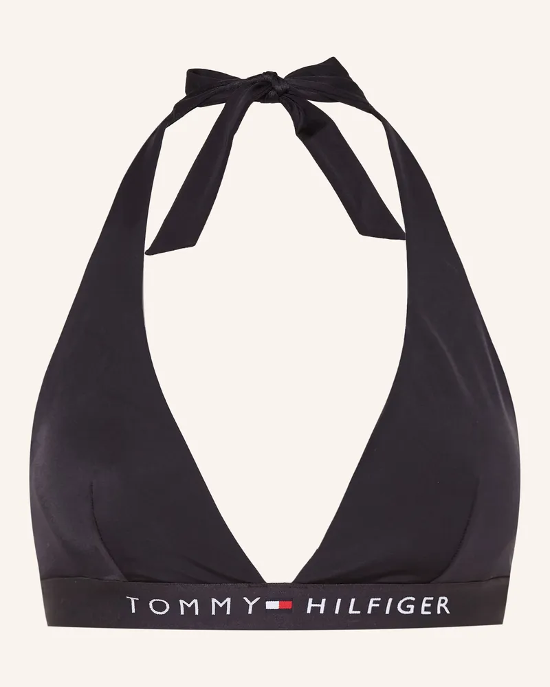 Tommy Hilfiger Neckholder-Bikini-Top Schwarz