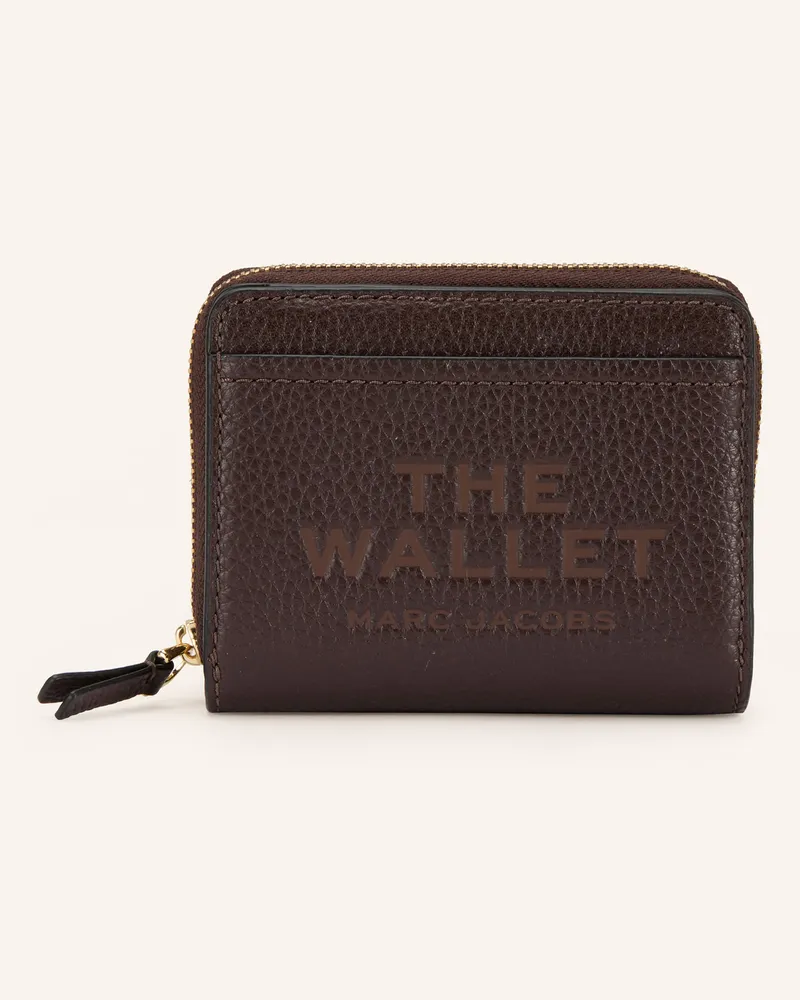 Marc Jacobs Geldbörse THE MINI COMPACT WALLET Dunkelbraun