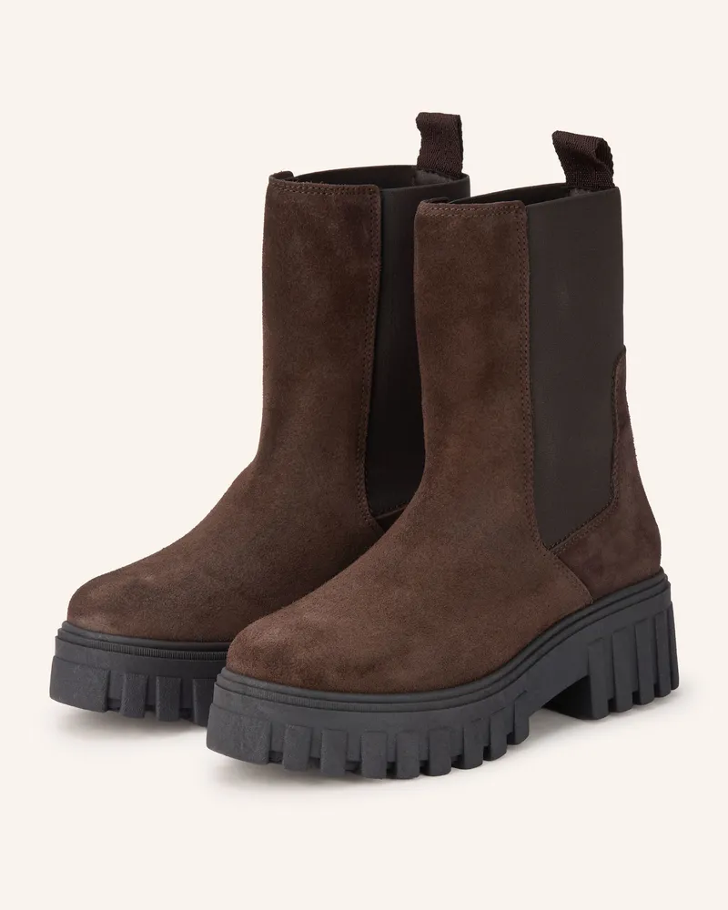 Marc O'Polo Chelsea-Boots braun Dunkelbraun