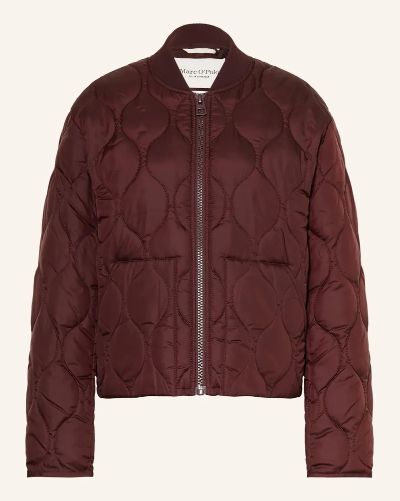 Marc O'Polo Steppjacke rot Dunkelrot