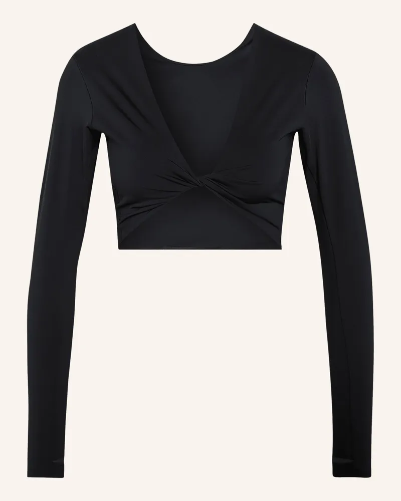 adidas Longsleeve Power Twist schwarz Schwarz