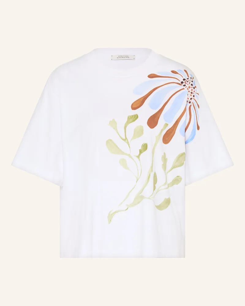 Dorothee Schumacher T-Shirt Daydream Flower weiss Creme