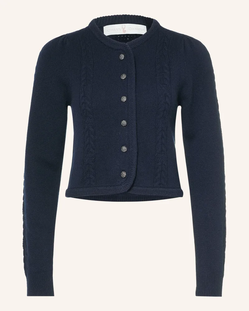 Johann & Johanna Strickjacke blau Dunkelblau