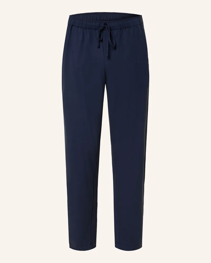 Hanro Schlafhose Night & Day blau Dunkelblau