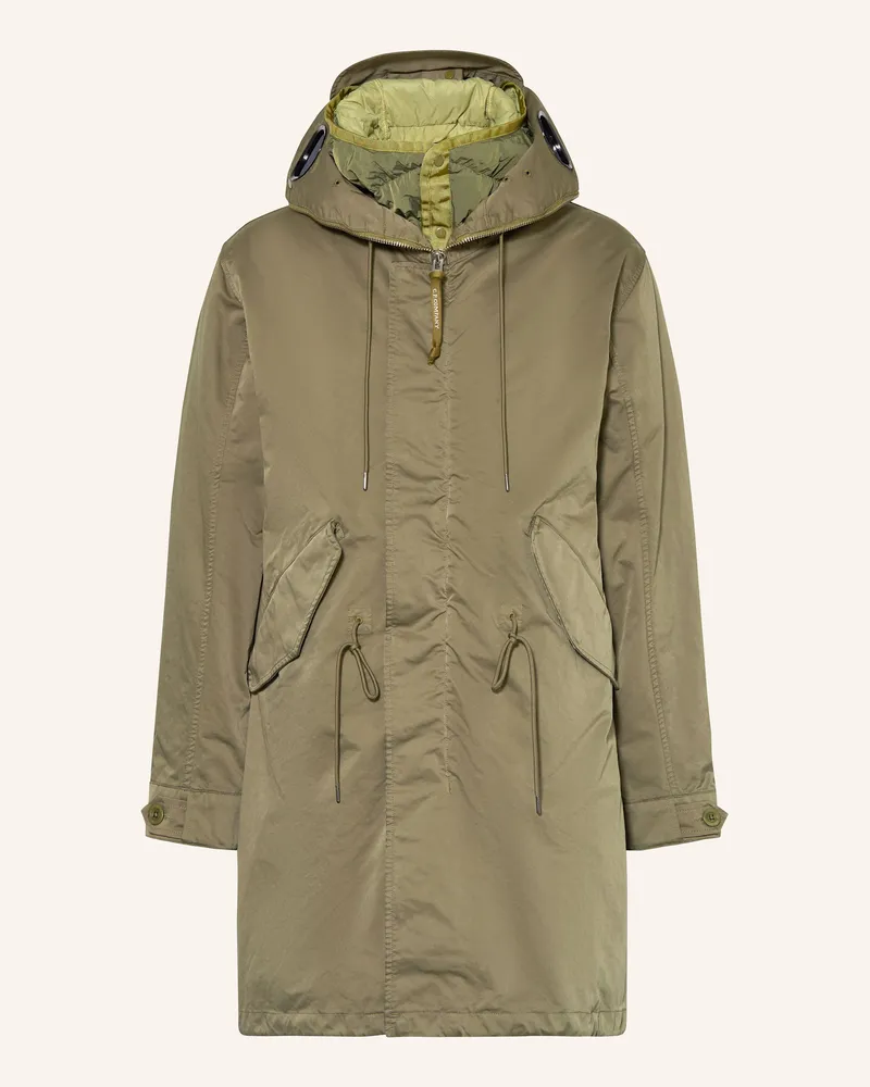 C.P. Company 2-in-1-Daunenparka Oliv