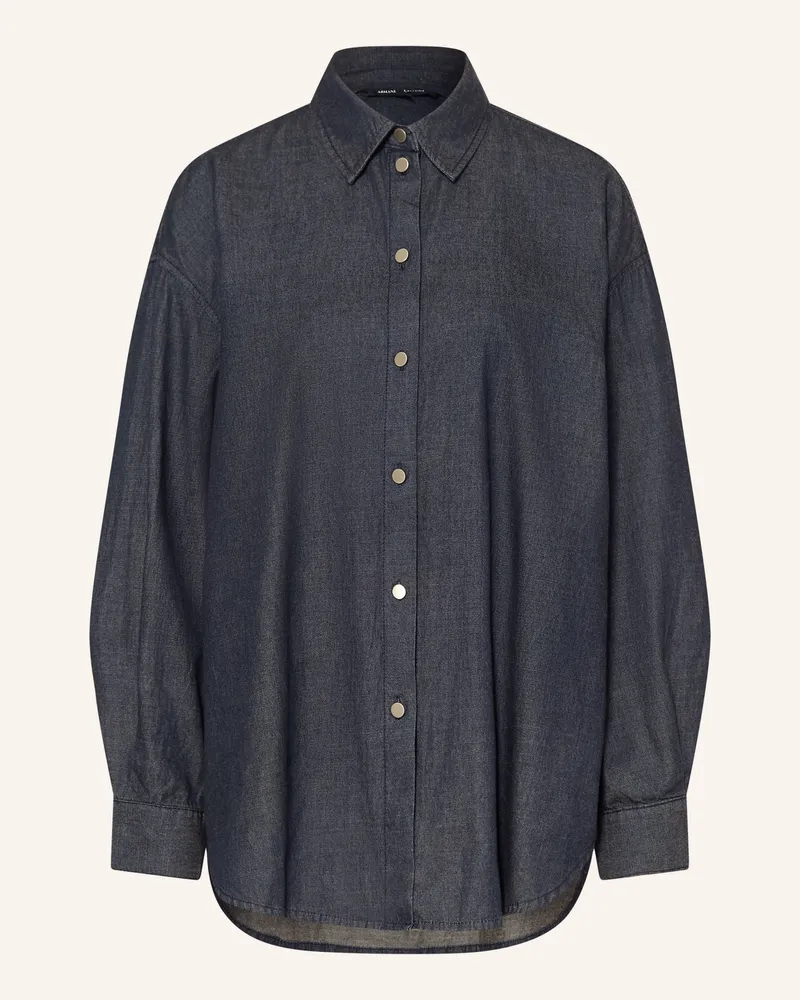 Armani Exchange Jeansbluse blau Dunkelblau