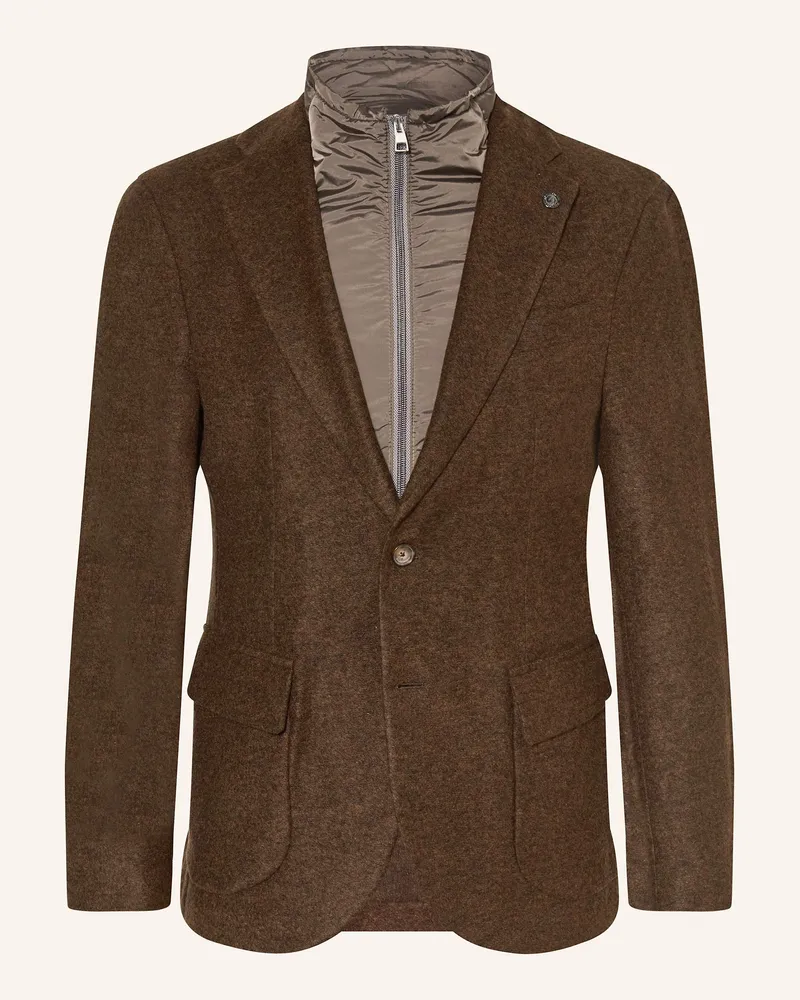 Baldessarini Sakko Extra Slim Fit mit herausnehmbarer Blende Braun