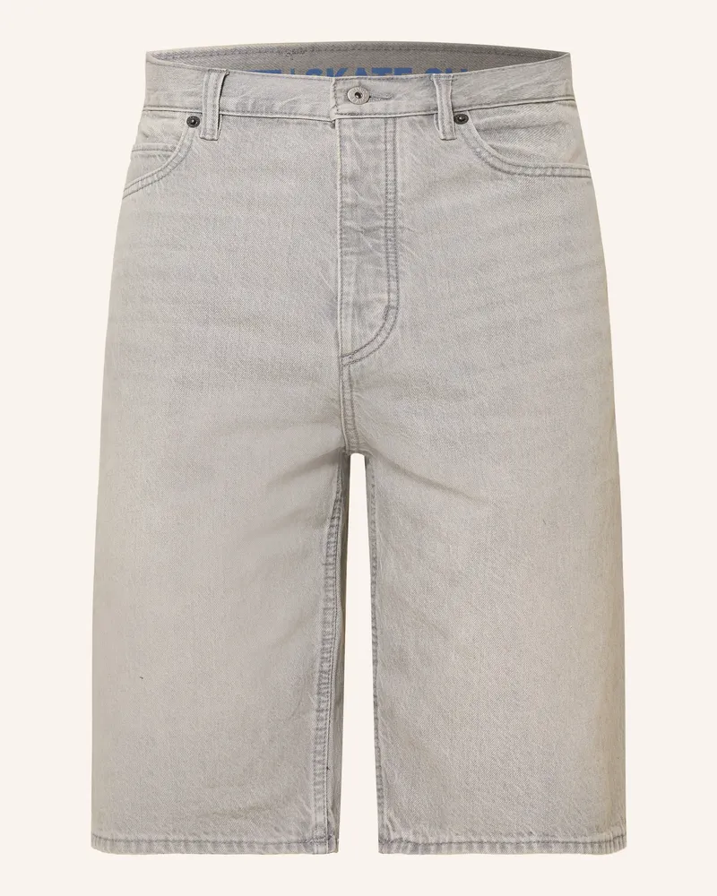 HUGO BOSS Jeansshorts Skate Straight Fit grau 035