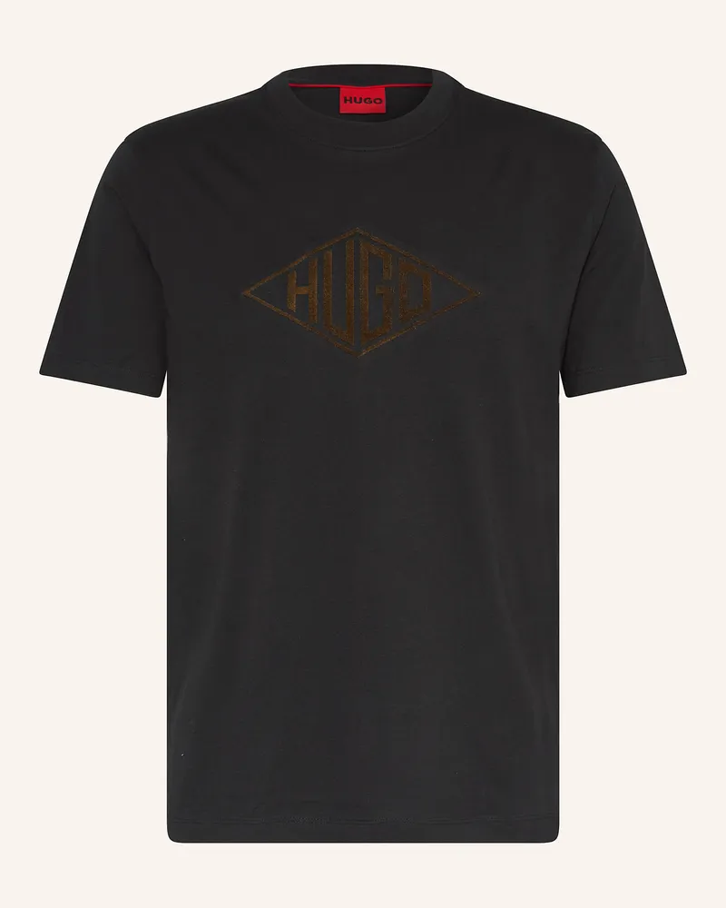 HUGO BOSS T-Shirt DALENDI Schwarz