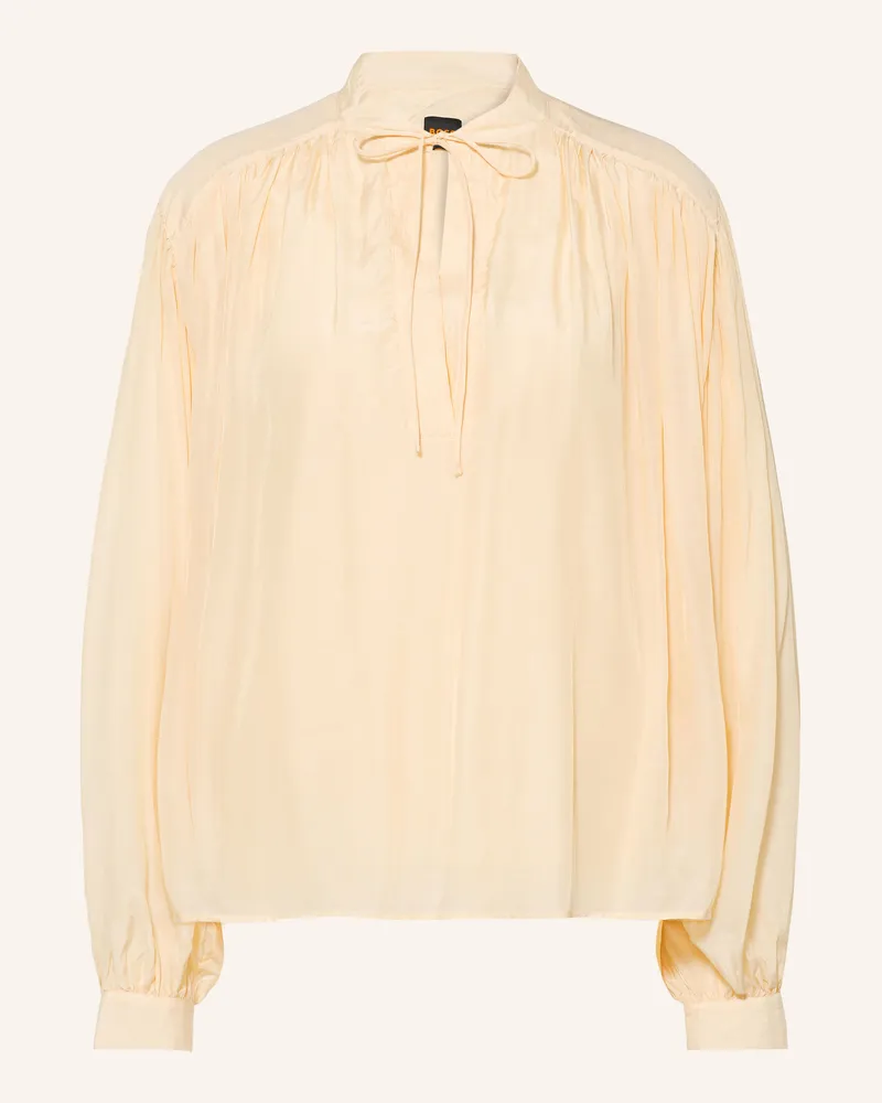 HUGO BOSS Blusenshirt Bellis gelb Hellgelb