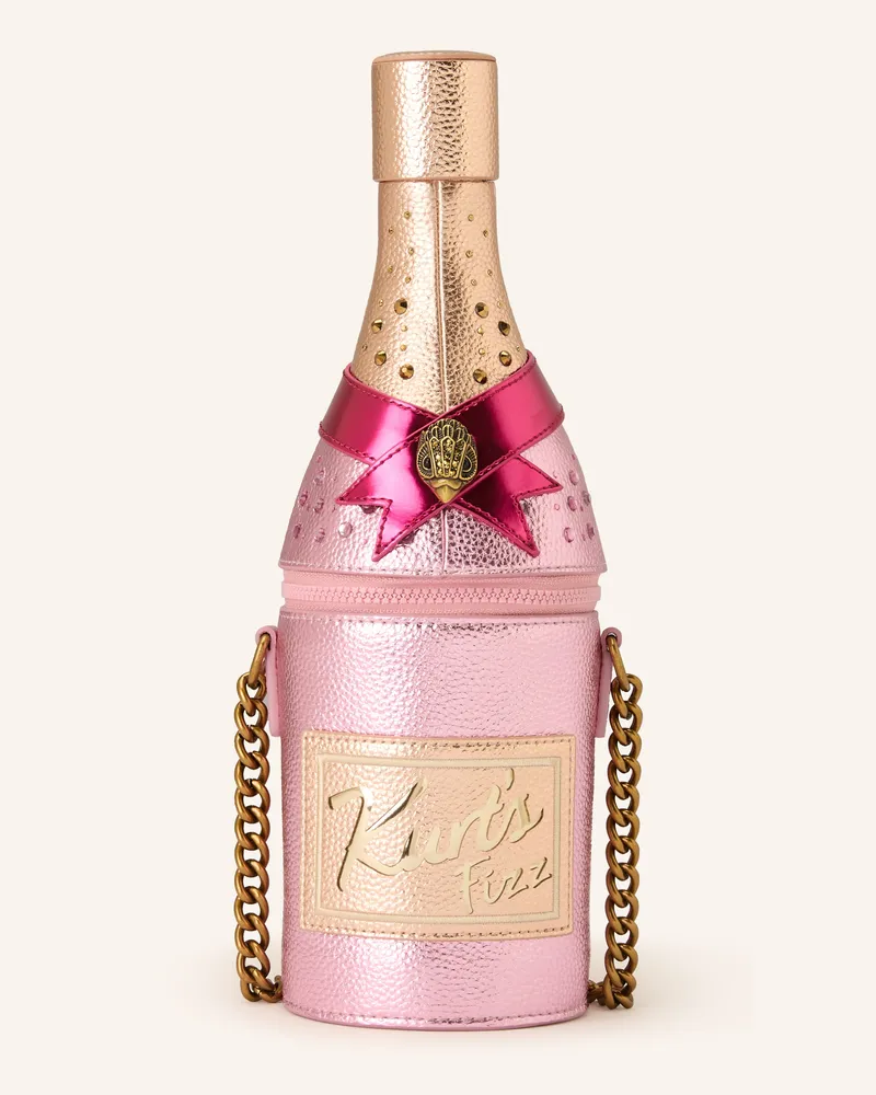 Kurt Geiger Umhängetasche CHAMPANGER BOTTLE mit Schmucksteinen Rosa