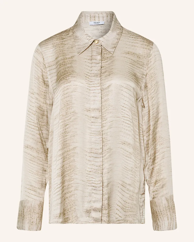 Reiss Hemdbluse Annie Aus Satin beige Beige