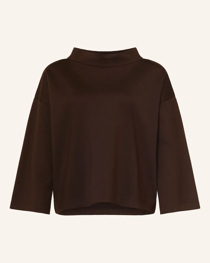 More & More Sweatshirt Mit 3/4-Arm braun Dunkelbraun