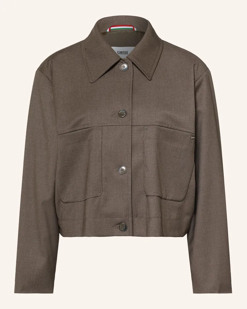 cinque Kastenjacke Ciledo braun Taupe