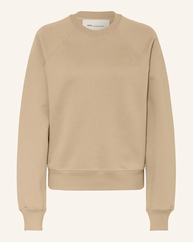 AMI Paris Sweatshirt Beige