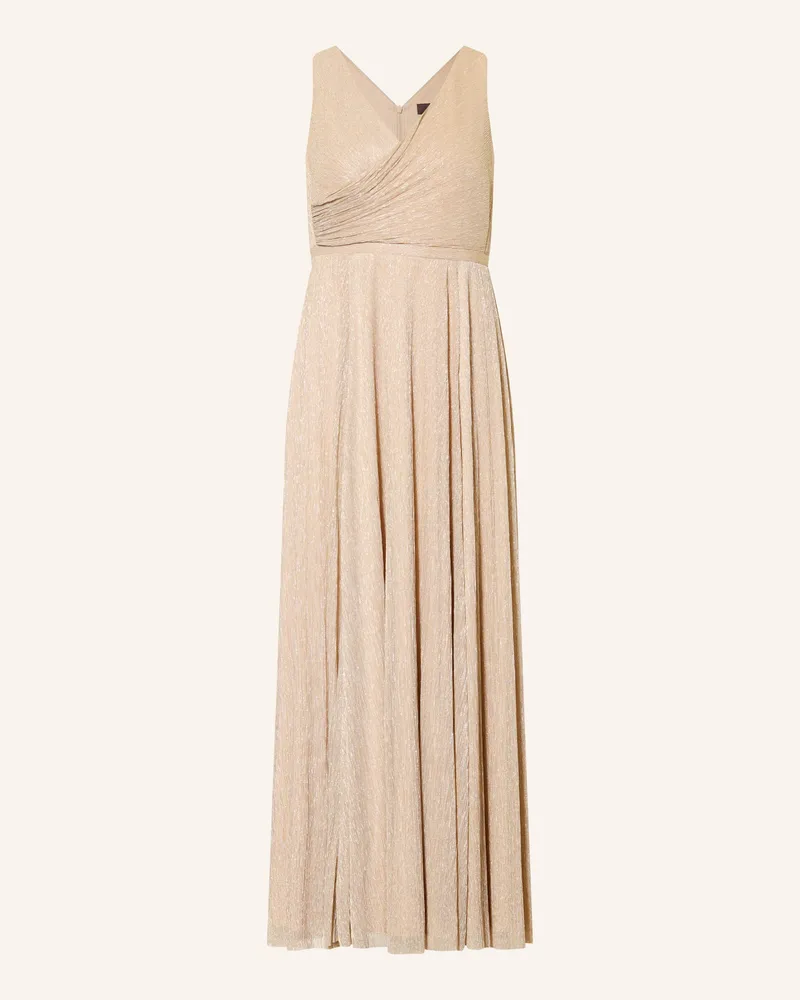 Vera Mont Abendkleid Mit Glitzergarn beige Rosé