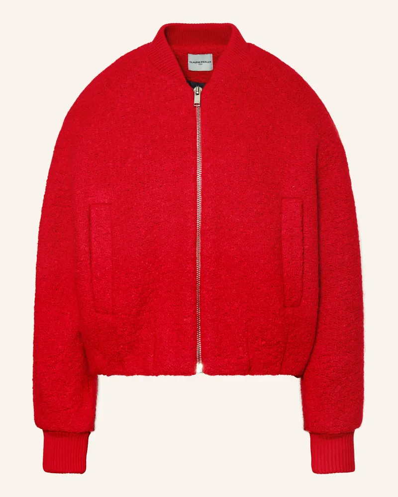 Claudie Pierlot Bouclé-Blouson Rot