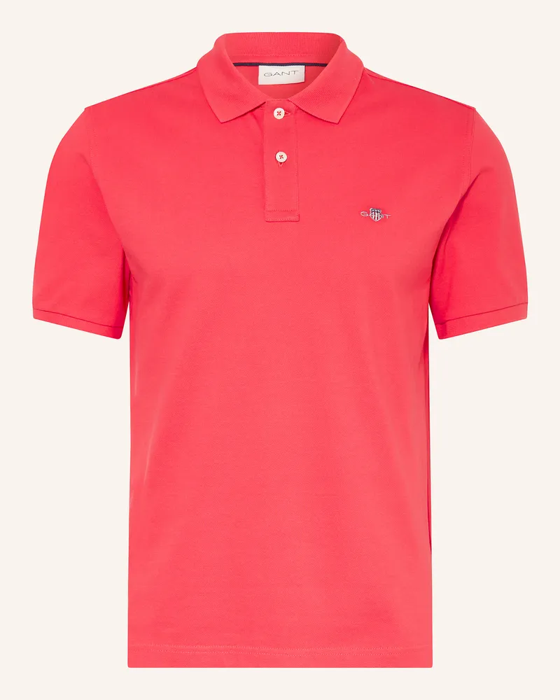 Gant Piqué-Poloshirt Hellrot