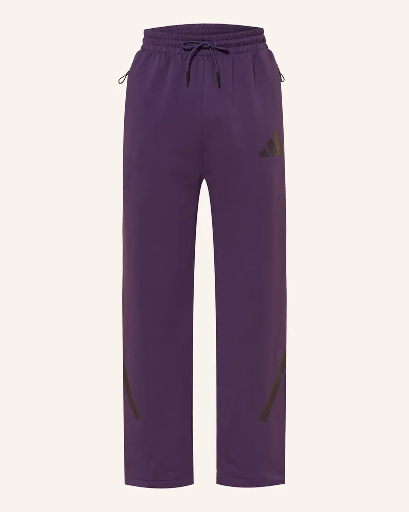 adidas Sweatpants Z.N.E. OPEN PANT Dunkellila