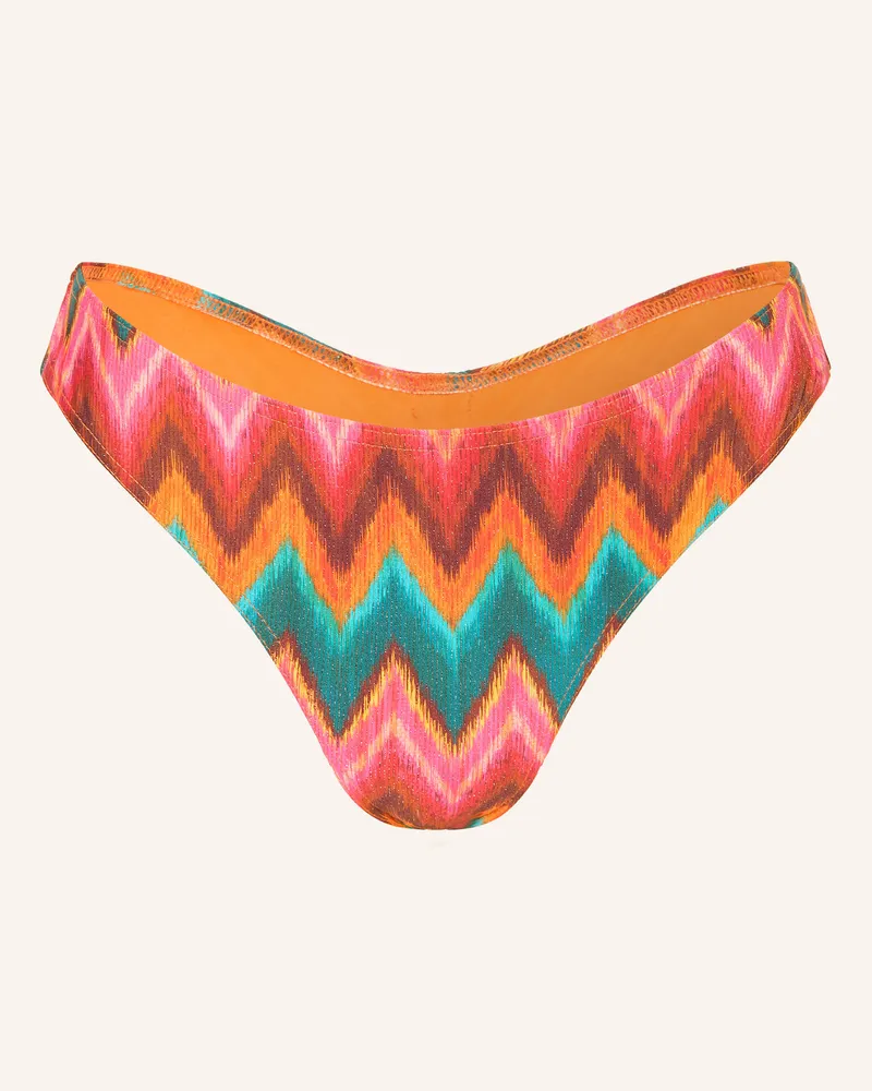 Banana Moon Brazilian-Bikini-Hose Tupa Nalika Mit Glitzergarn orange Orange