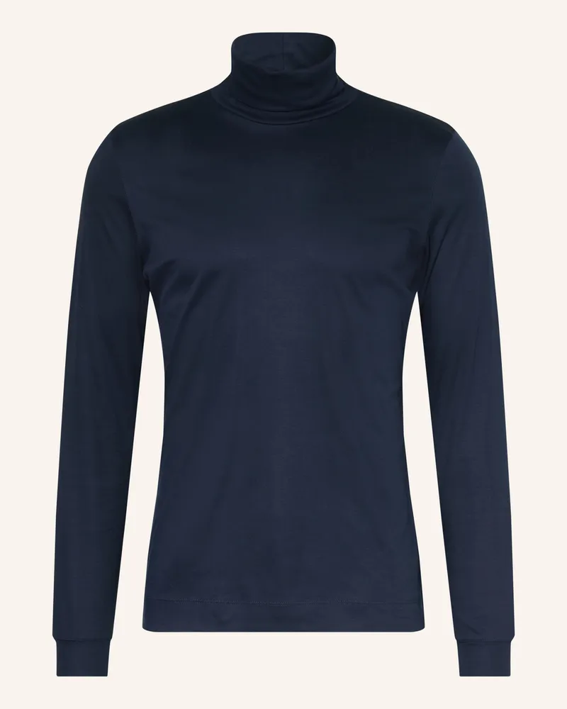 van Laack Rollkragenshirt Vl-pelino1-Xx blau Dunkelblau