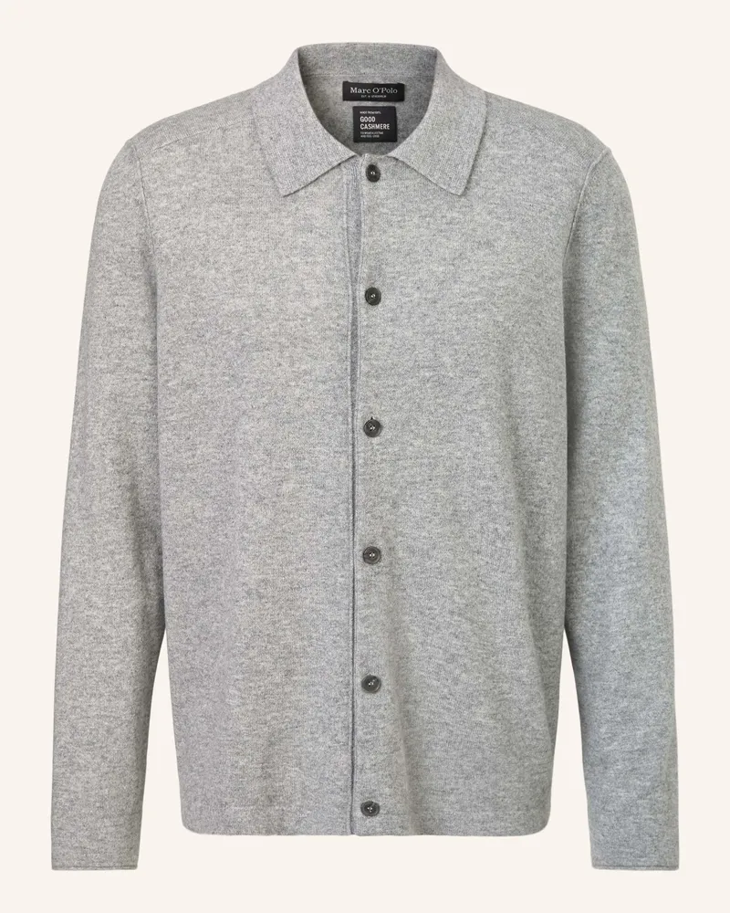 Marc O'Polo Strickjacke Hellgrau
