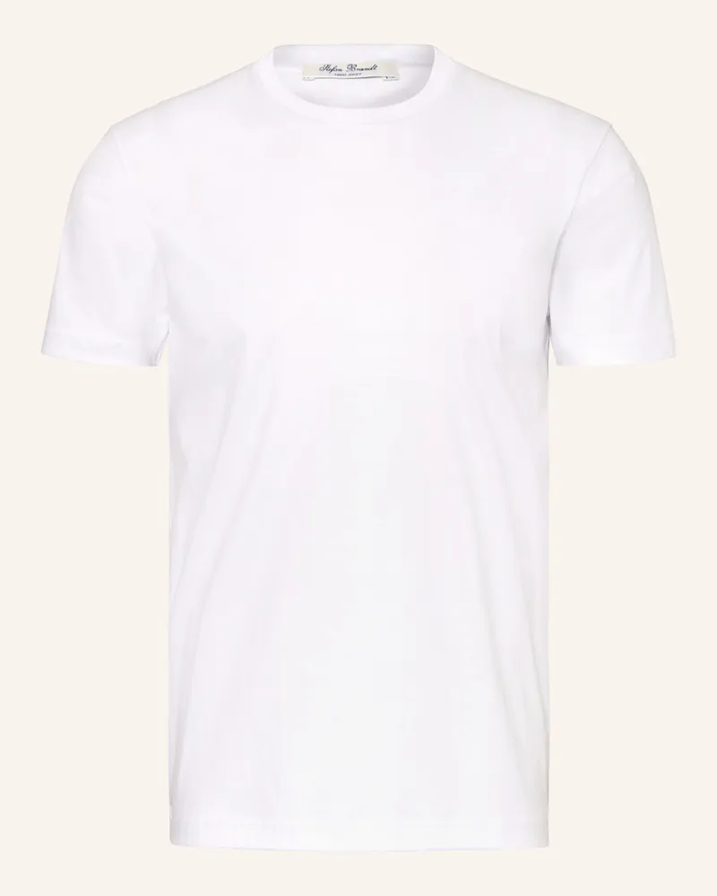 Stefan Brandt T-Shirt Enno weiss Weiss