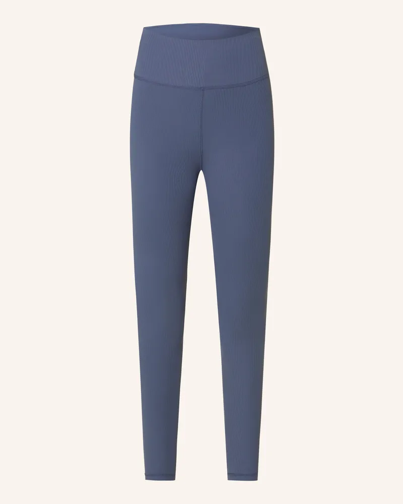 Sweaty Betty Tights Rib blau Blau