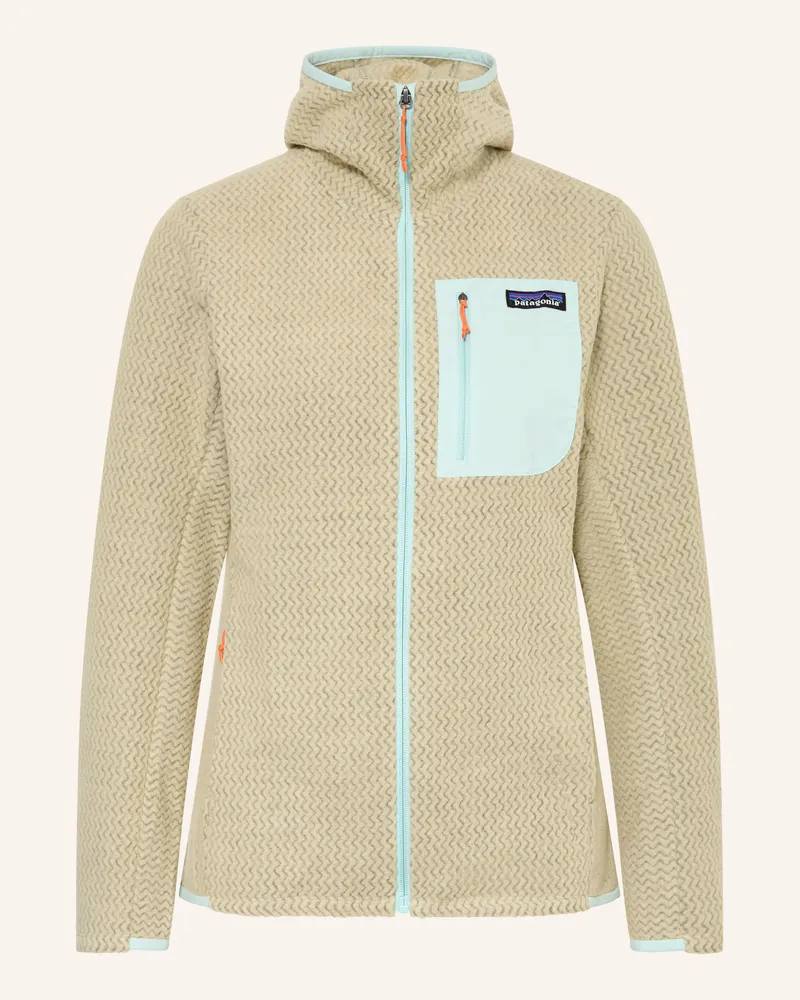 Patagonia Fleecejacken R1® AIR Hellgrün