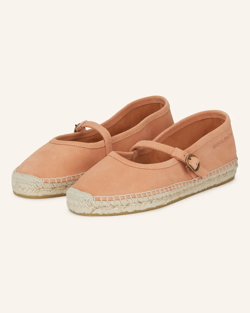 Woolrich Espadrilles rosa Lachs