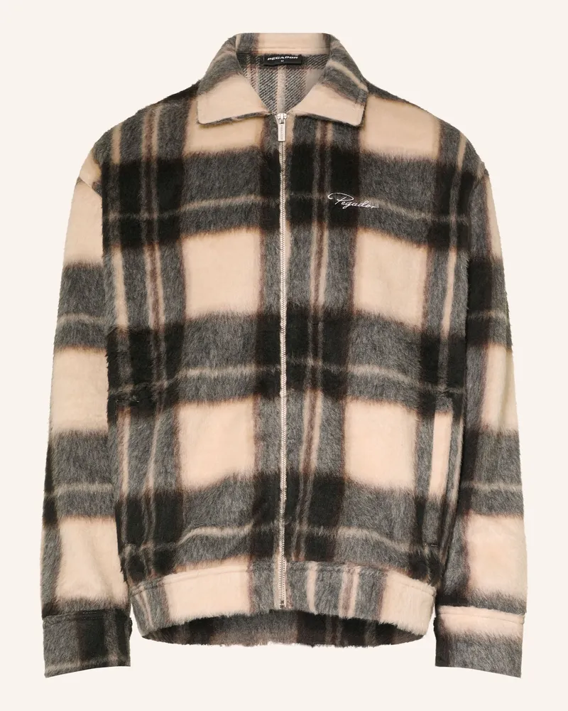 PEGADOR Flanelljacke Teros beige Creme