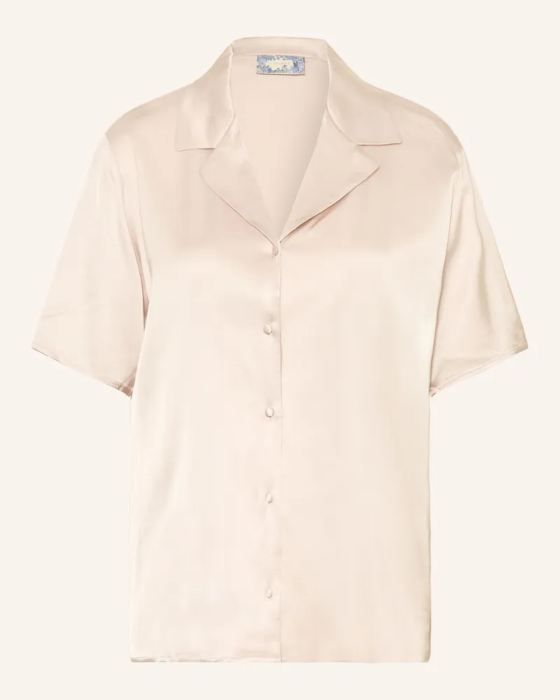 Essenza Schlafshirt ELODIE aus Satin Rosé