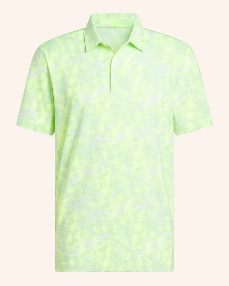 adidas ULTIMATE365 TEXTURED POLOSHIRT MIT PRINT Weiss