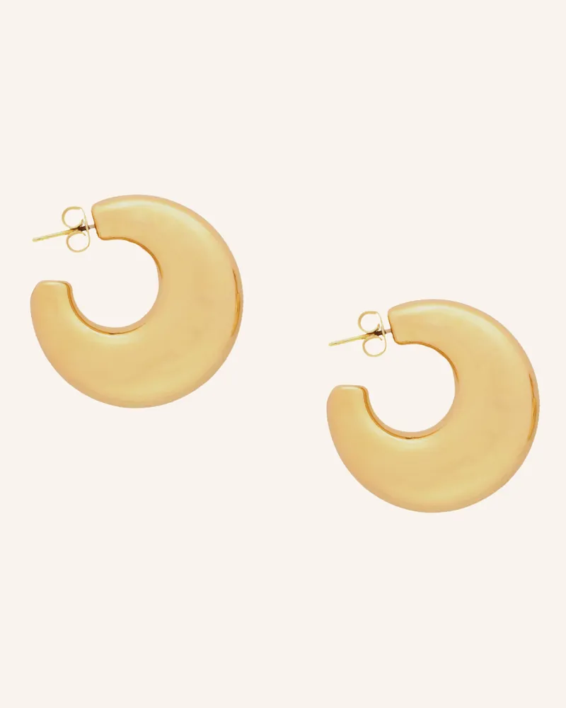Vanessa Baroni Ohrhänger Moon Earrings Vintage Gold By Glambou gold Gold