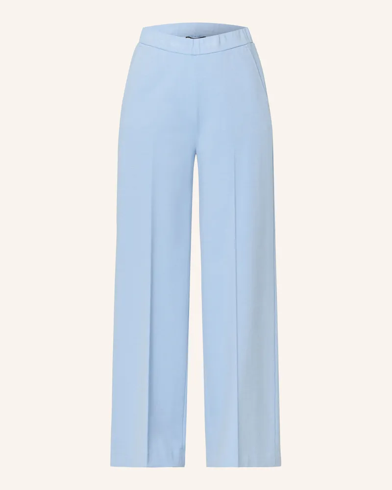 SEM PER LEI Marlenehose aus Jersey Hellblau