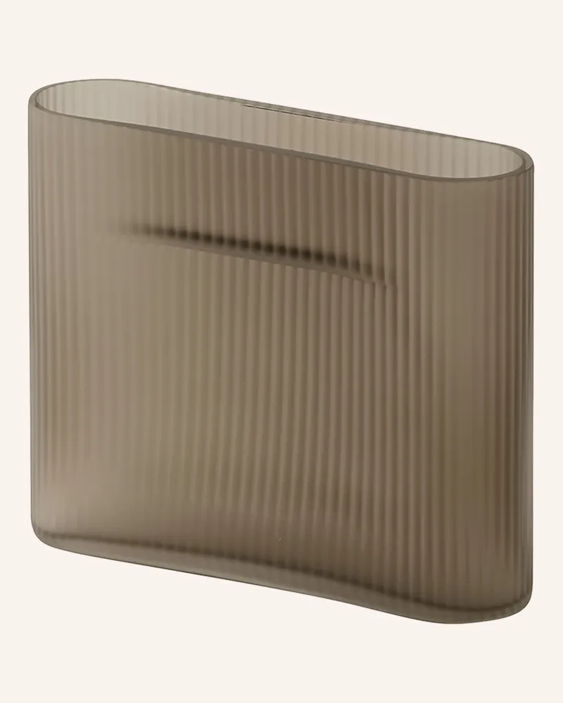 Muuto Vase Ridge beige Taupe