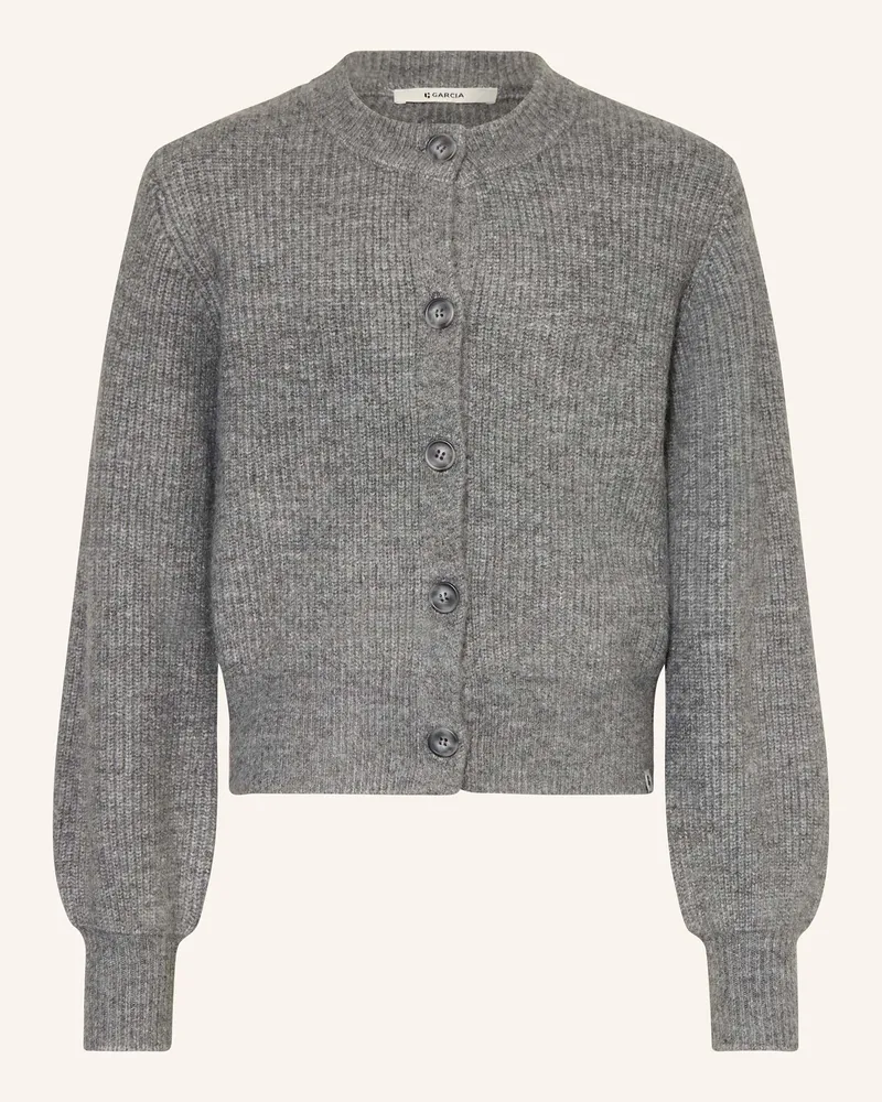 Garcia Jeanswear Strickjacke Dunkelgrau