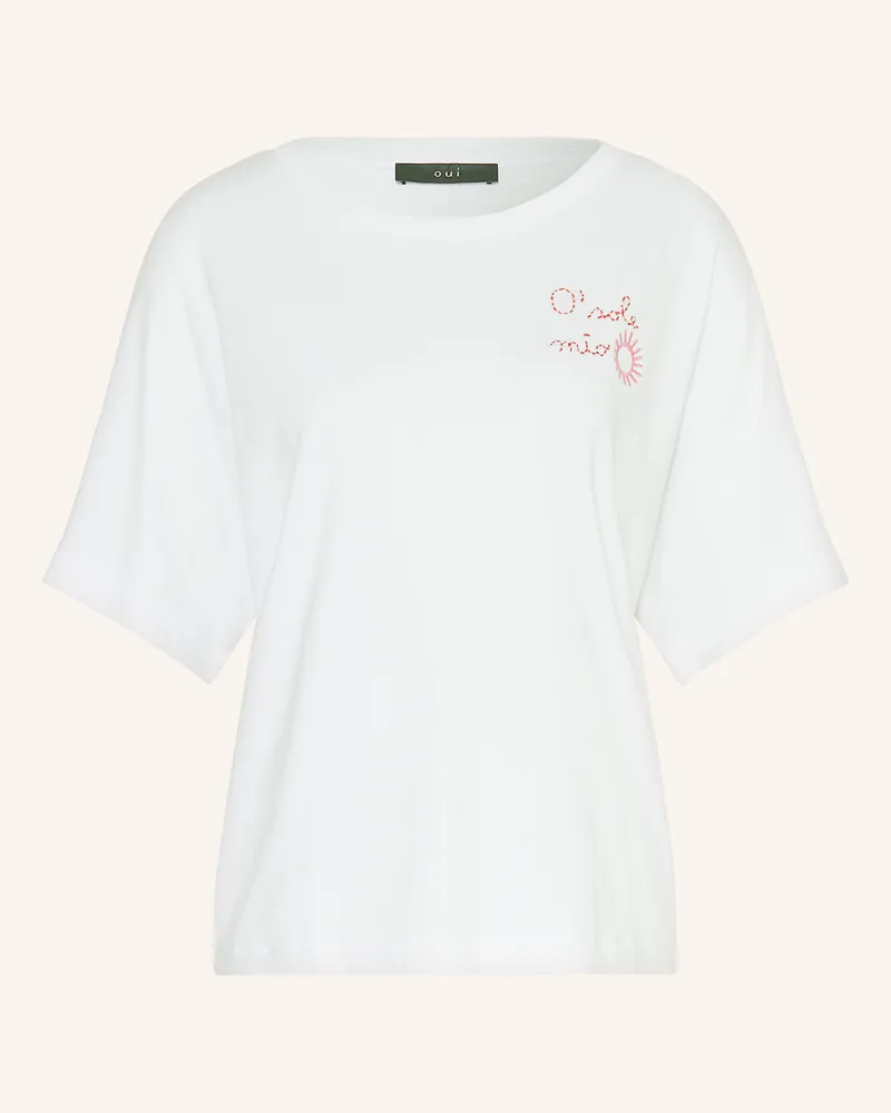 Oui  T-Shirt Weiss
